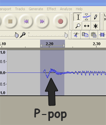 p-pop image in Audacity