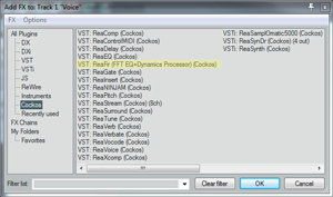 ReaFIR Noise Reduction