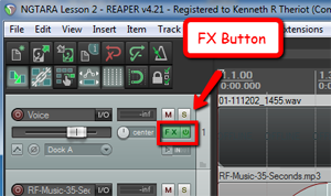 Reaper FX Button