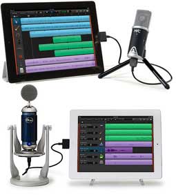 Apogee and Spark Digital iPad Mics