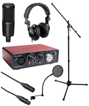 Focurite-Solo-Home-Recording-Starter-Kit