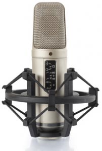 Rode NT2A mic in shock mount