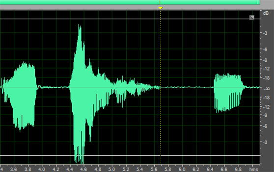 audio before normalization