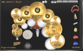 Jamstix virtual drums