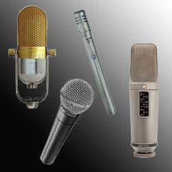 different microphone types