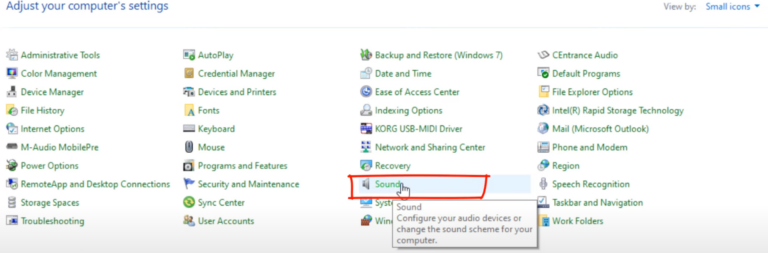 Shortcut To Windows “Manage Audio Devices” Panel